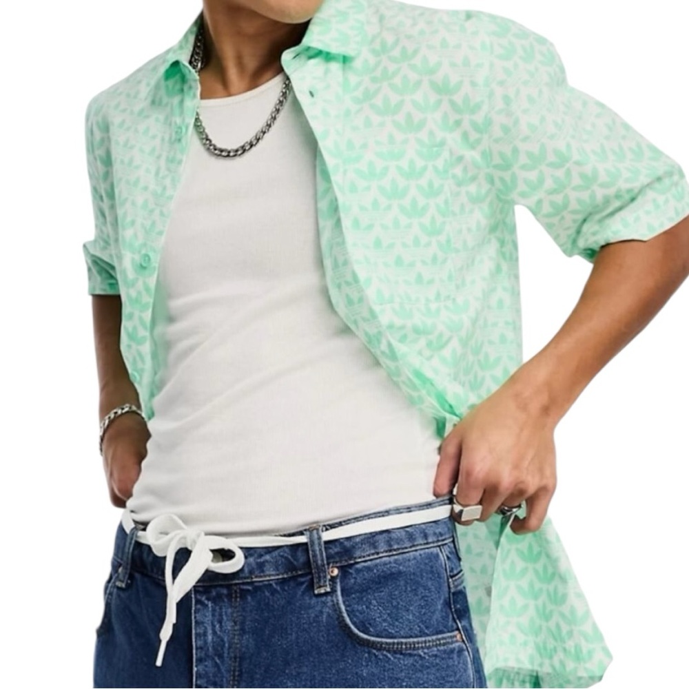 Adidas Originals Button Down Shirt – Men’s XL